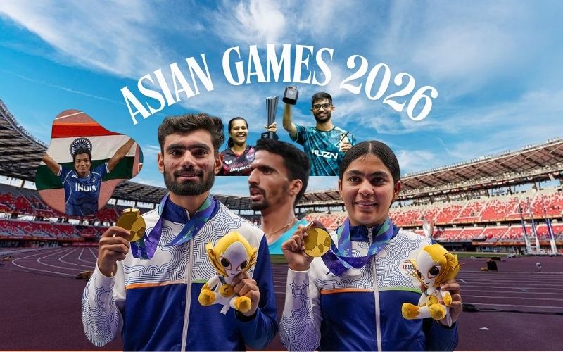 ایشیائی کھیل 2026: بھارت نے چھٹے روز گولڈ، سلور اور کانسہ کے تمغےجیتے