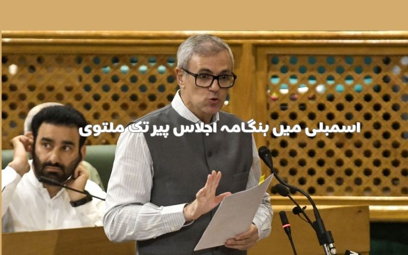 جموں و کشمیر: اسمبلی میں ریاستی درجہ کے بحالی کی قرار داد پرہنگامہ