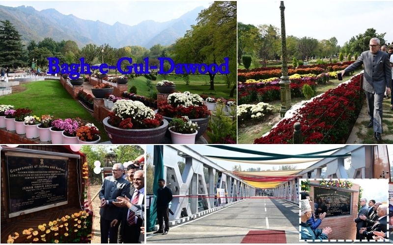 بیرواہ میں ترقیاتی منصوبوں کا افتتاح اور سنگ بنیاد۔ باغ گْل داؤدی کا افتتاح