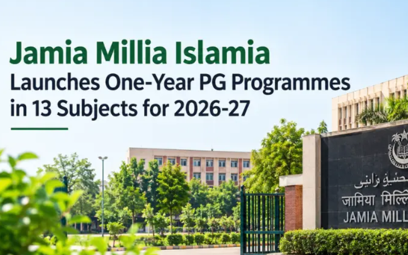 آن لائن اور فاصلاتی تعلیم، جامعہ ملیہ اسلامیہ میں 13 پوسٹ گریجویٹ پروگرامز کا آغاز