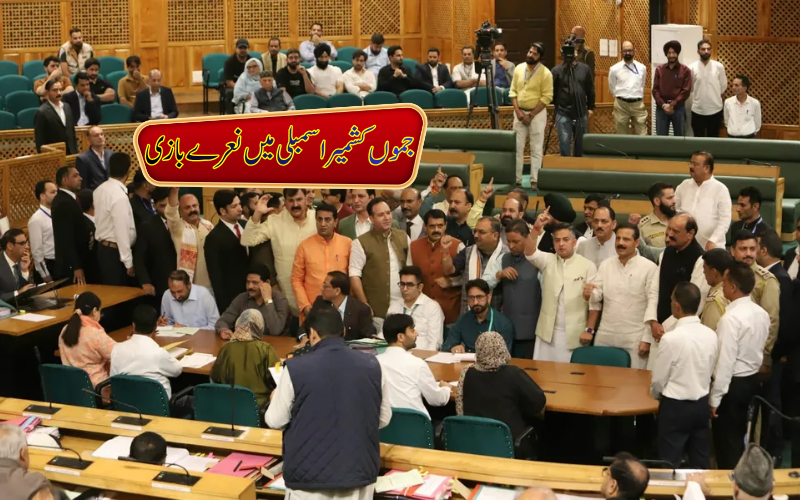 جموں و کشمیر اسمبلی میں نعرے بازی، سوال و جواب کا وقفہ متاثر