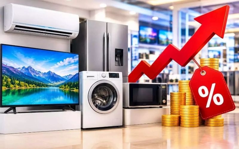 آج سے گھریلو آلات مہنگے، اے سی، ٹی وی اور فریج کی قیمتوں میں اضافہ