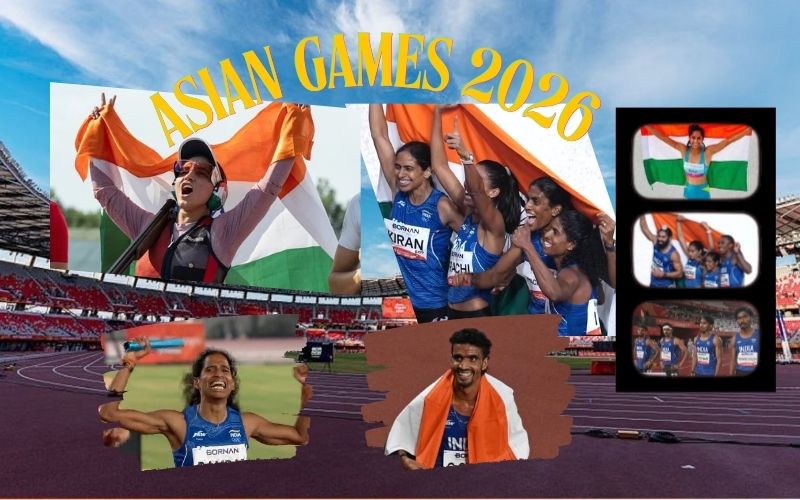 ایشین گیمز2026: چھ گولڈ کےساتھ بھارت کے میڈلز کی تعداد50 کے پار