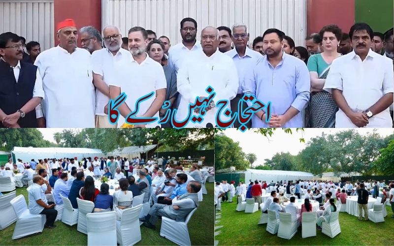 جمہوریت کوبچانےکیلئے اپوزیشن کی لڑائی جاری رہےگی: حکومت اور سی ای سی پرتنقید 