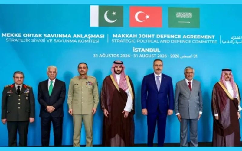 مکہ دفاعی معاہدے کے رکن ممالک پاکستان، سعودی عرب اور ترکیے کی تہران میں ملاقات۔