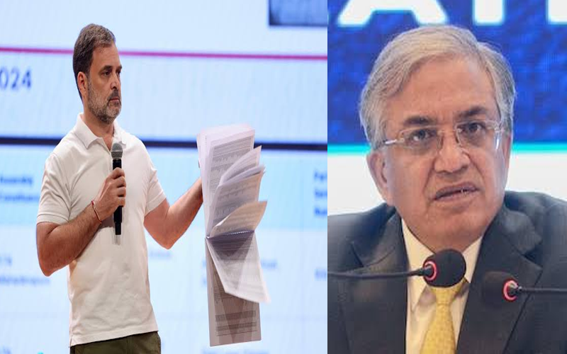 چیف الیکشن کمشنر گیانیش کمار کی مشکلات میں اضافہ، اپوزیشن کا ہلا بول 