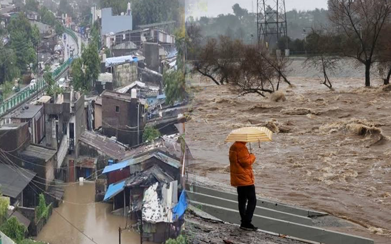 یوپی میں شدید بارش اور سیلاب، گھاگھرا خطرے کے نشان سے اوپر؛ فصلوں کو بھاری نقصان