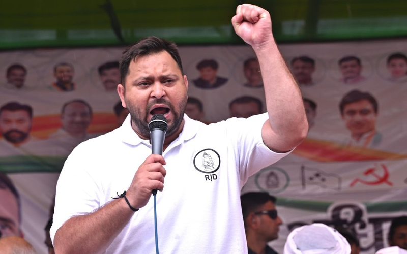 رام لیلا میدان میں انڈیا اتحاد کی ریلی، تیجسوی یادو کی بی جے پی اور مرکزی حکومت پر سخت تنقید