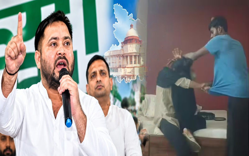 بیگوسرائے: خاتون سے زیادتی، چاقو کی نوک پر ویڈیو بنانے کا دعویٰ، تیجسوی کی حکومت پر سخت تنقید