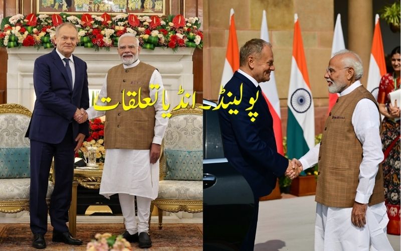 انڈیا ۔پولینڈ کےدرمیان متعدد معاہدوں پر دستخط۔دہلی میں مودی اورٹسک ملاقات